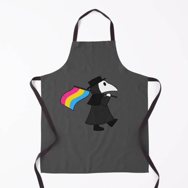 Item preview, Plague doctor with pansexual flag designed and sold by DoesArtAndStuff.