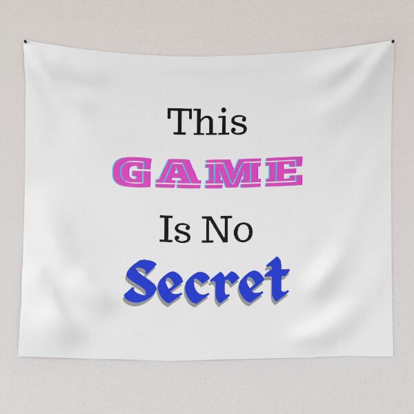 Item preview, This Is Game Is No Secret - funny and cute T-Shirts Quotes designed and sold by Designspot2020.