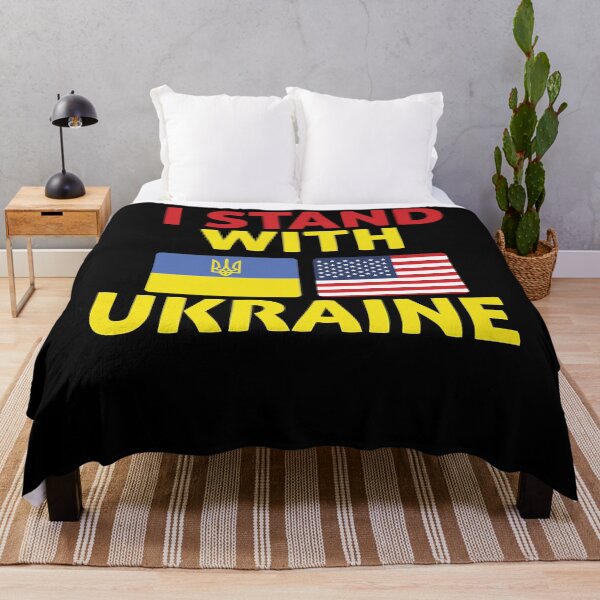 Artikelvorschau, Ich stehe mit der Ukraine, USA, unterstützen die Ukraine entworfen und verkauft von laceengelbe.