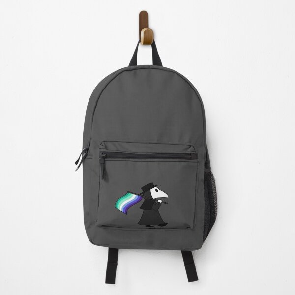 Item preview, Plague doctor with gay flag designed and sold by DoesArtAndStuff.