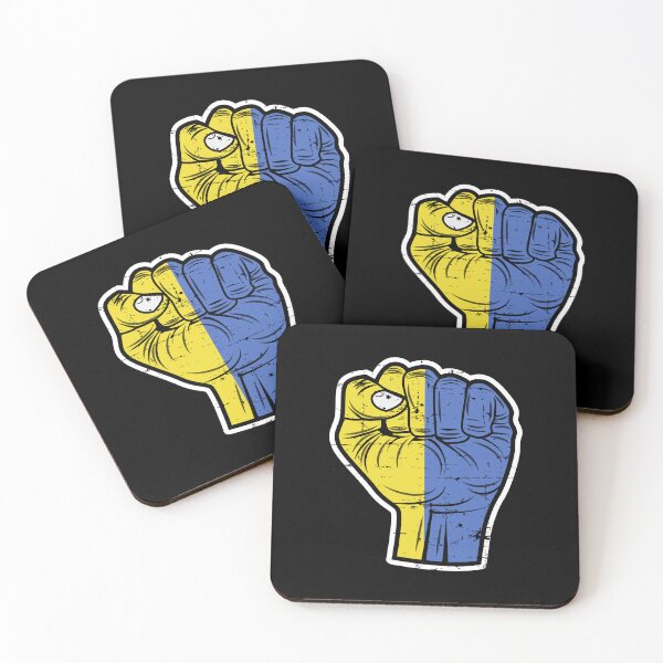 Item preview, Ukraine Fist Vintage Distressed designed and sold by w1ckerman.