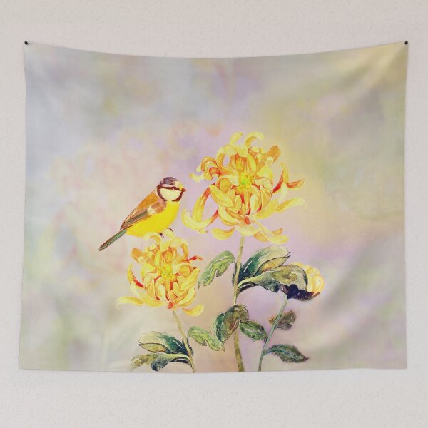 Item preview, Yellow Chrysanthemums  designed and sold by Barbny.