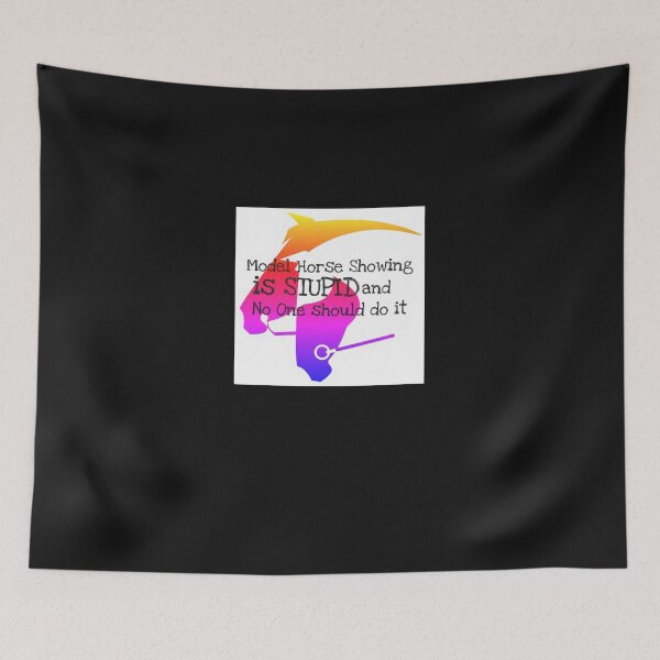 Item preview, Model Horse Showing is Stupid Sticker designed and sold by AndreaKoch.