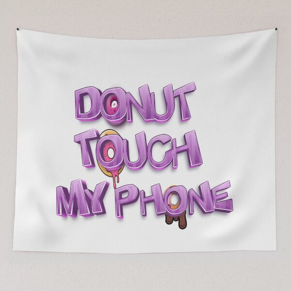 Item preview, Donut Touch My Phone designed and sold by roleshop.