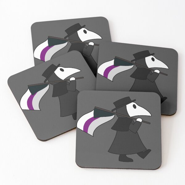 Item preview, Plague doctor with demisexual flag designed and sold by DoesArtAndStuff.