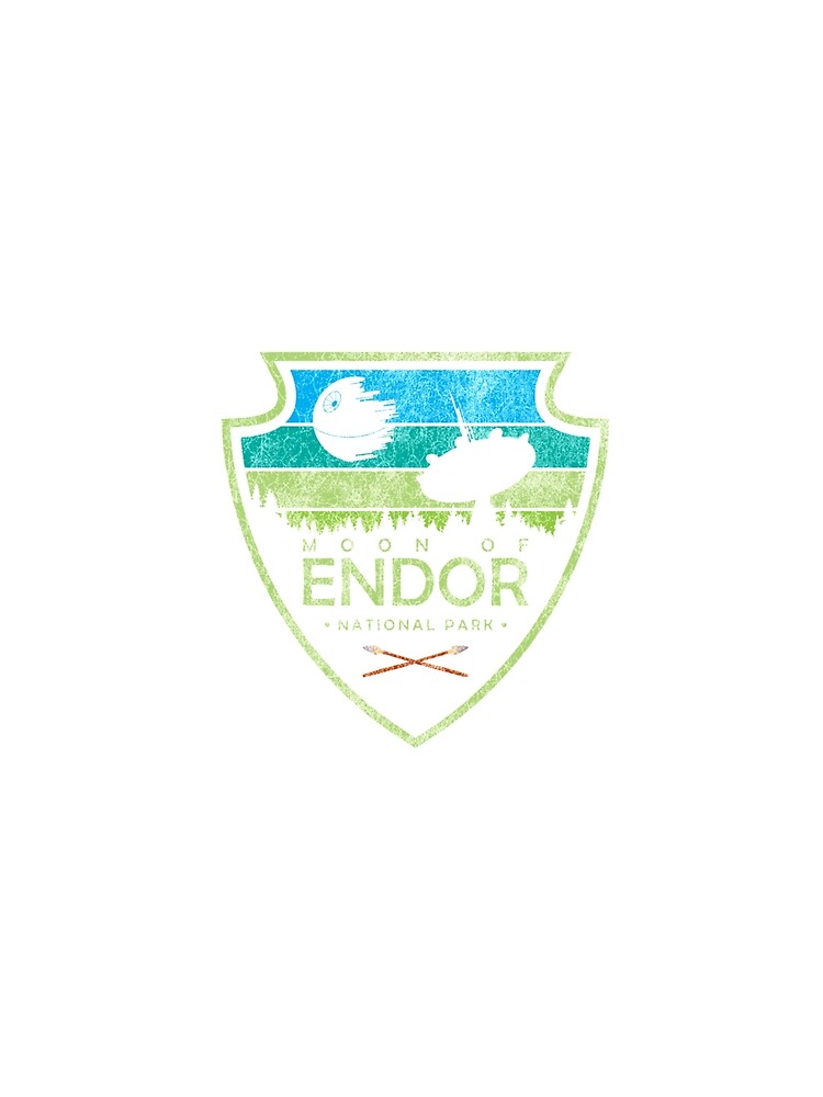Imagen 5 de 5, Camiseta gráfica con la obra Parque Nacional Luna de Endor Cultura pop Serie Geekdom DopeyArt Camiseta clásica, diseñada y vendida por MattiasHaneder.
