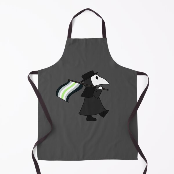 Item preview, Plague doctor with agender flag designed and sold by DoesArtAndStuff.