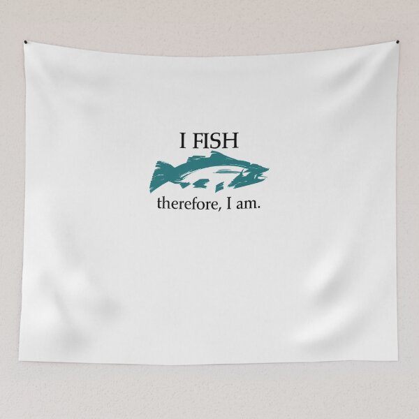 Item preview, I Fish, Therefore I am Essential T-Shirt designed and sold by IsabelHubner.