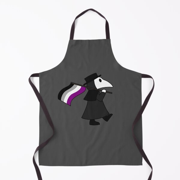 Item preview, Plague doctor with asexual flag designed and sold by DoesArtAndStuff.