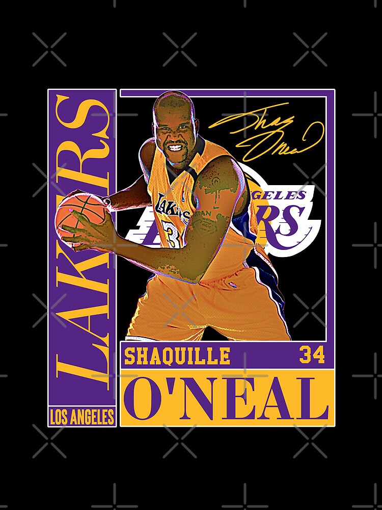 Vintage Shaquille O'Neal Los Angeles Lakers Graphic T Shirt 90s