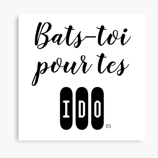 Des mots en partage (2) Impression sur toile