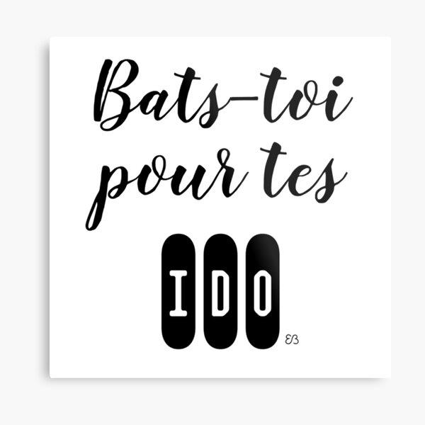 Des mots en partage (2) Impression métallique