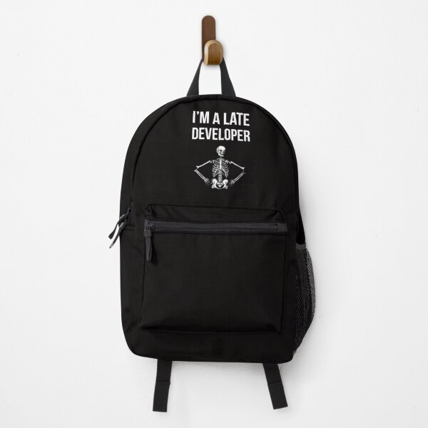 Item preview, Late developer skeleton designed and sold by Slogans4u.