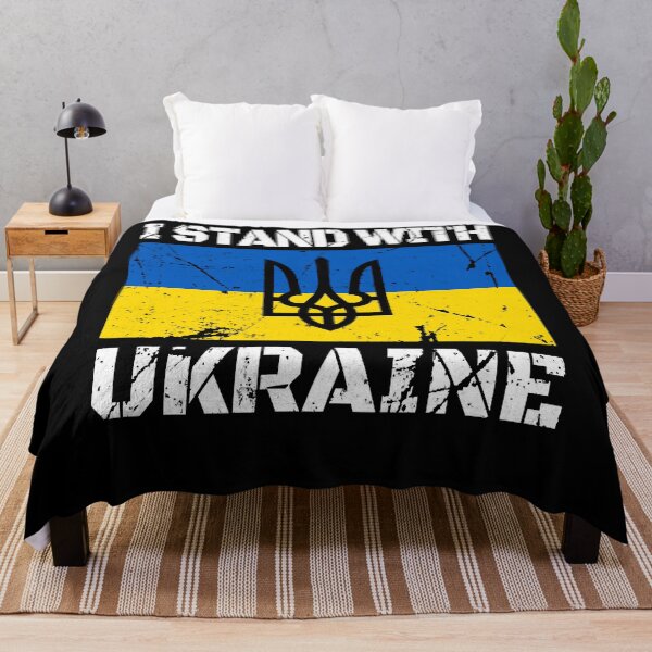 Item preview, I STAND WITH UKRAINE - UKRAINE SUPPORT designed and sold by easybryna5868.