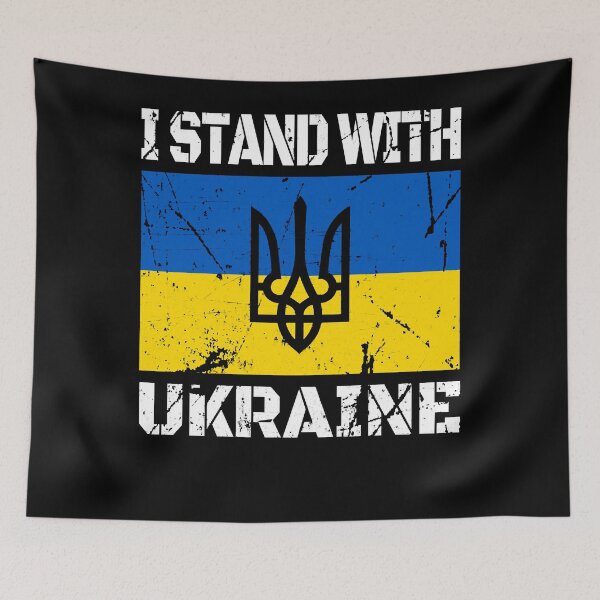 Item preview, I STAND WITH UKRAINE - UKRAINE SUPPORT designed and sold by easybryna5868.
