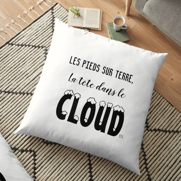 Des mots en partage (3) Coussin de sol