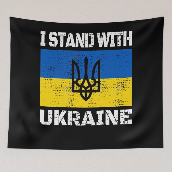 Item preview, I STAND WITH UKRAINE -UKRAINE SUPPORT designed and sold by easybryna5868.
