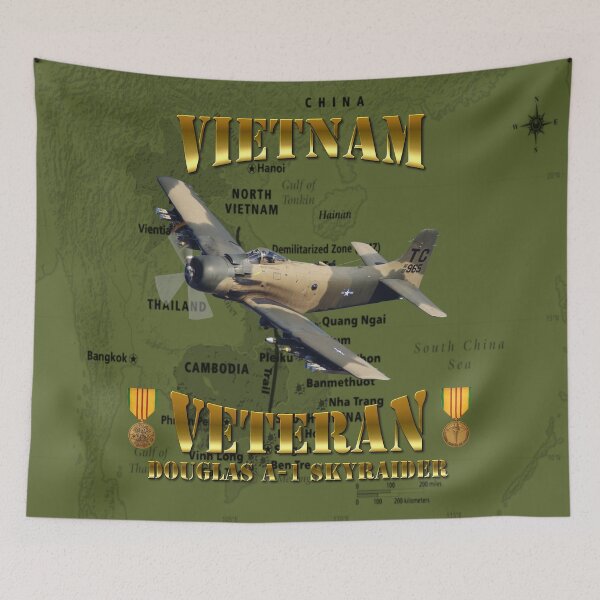Item preview,  A-1 Skyraider Vietnam Veteran designed and sold by Mil Merchant.