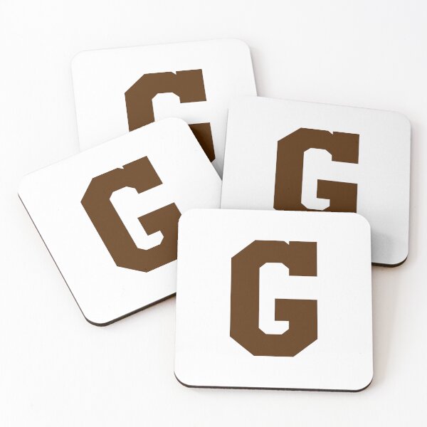 Item preview, Alphabet, Brown G, Sports letter G designed and sold by TheCultStuff.
