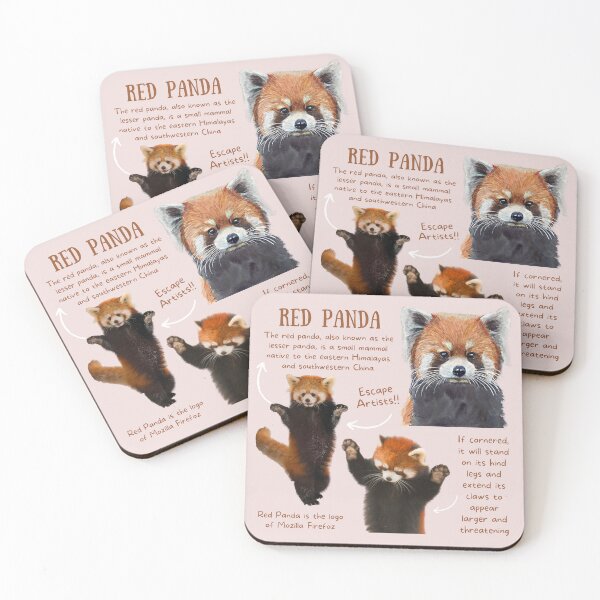 Item preview, Red Panda Fun Facts designed and sold by KyleNesas.