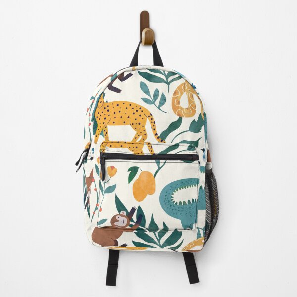 Item preview, Jungle Pattern - Cute Animal and Floral Jungle Design designed and sold by MrGiftee.