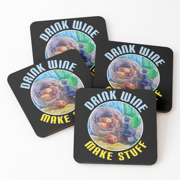 Item preview,   Drink wine make stuff. designed and sold by Umiska.