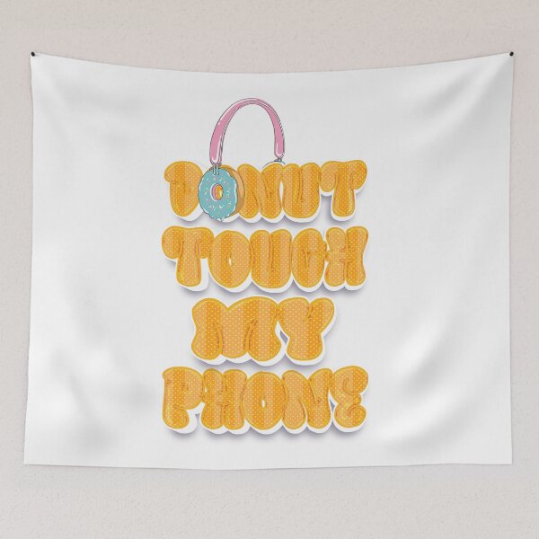 Item preview,  Donut Touch My Phone designed and sold by roleshop.