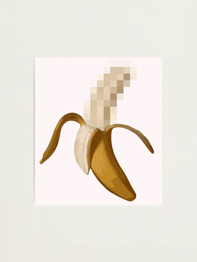 Bananas Boobs Concept Topless Female Breasts Hidden Censored