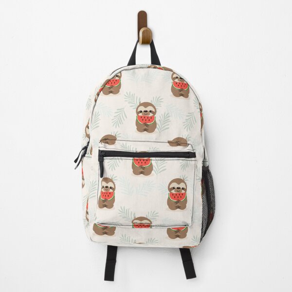 Item preview, Super Cute Sloth with Watermelon Pattern - Adorable Exotic Design designed and sold by MrGiftee.