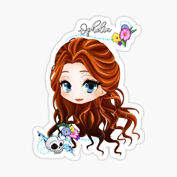 Ophelia Doll Sticker