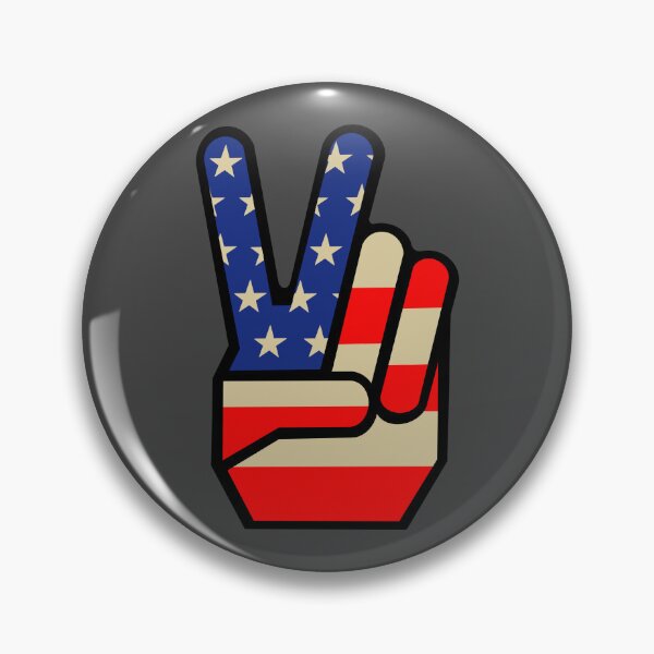Item preview, Retro American V-Sign designed and sold by rogue-design.