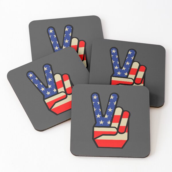 Item preview, Retro American V-Sign designed and sold by rogue-design.