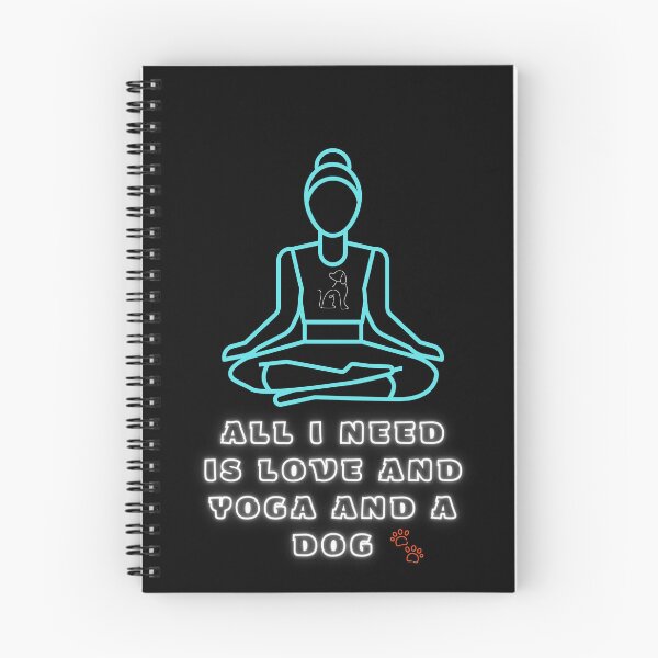 Item preview, all i need is love and yoga and a dog designed and sold by AGARIO12.
