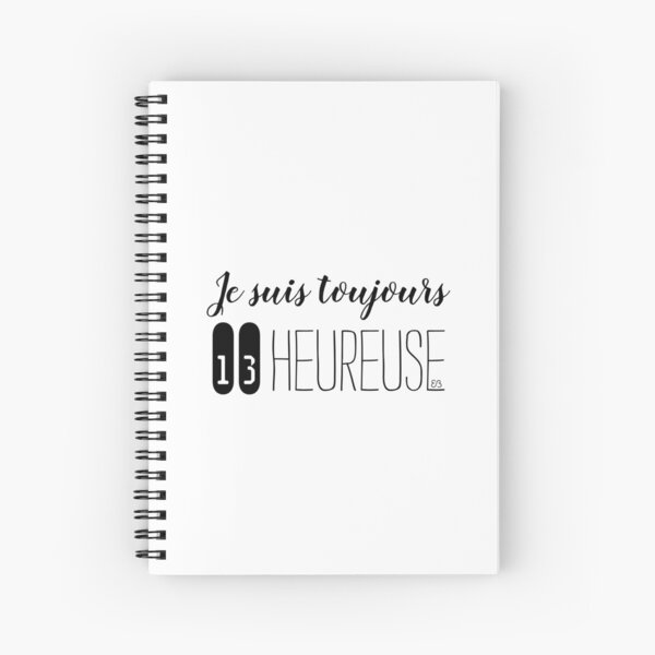 Des mots en partage (7) Cahier à spirale