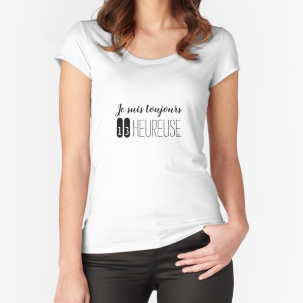 Des mots en partage (7) T-shirt échancré
