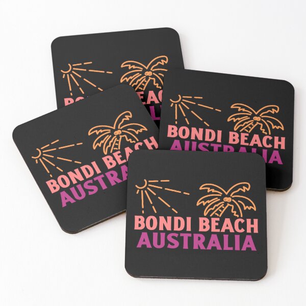 Item preview, Bondi beach, Australia sunset (turtles and waves) designed and sold by Paperfly Studio.