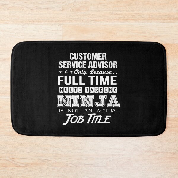 Item preview, Customer Service Advisor T Shirt - Ninja Job Gift Item Tee designed and sold by ritterdick.