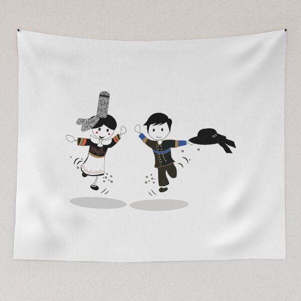Item preview, Bretons at fest noz designed and sold by grafikestelle.