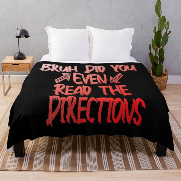 Item preview, Funny sarcastic teacher - Bruh Did You Even Read The Directions designed and sold by Yonshop.