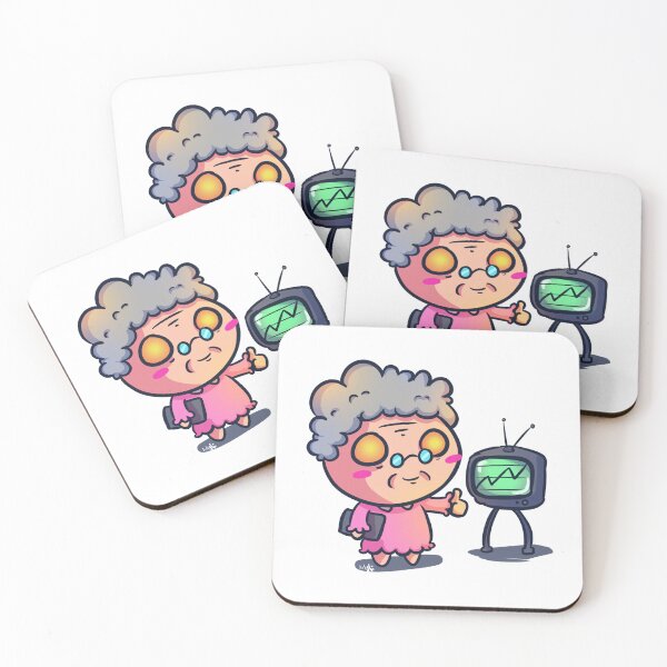Item preview, Old Lady Stockbroker designed and sold by Stronghold Valor.