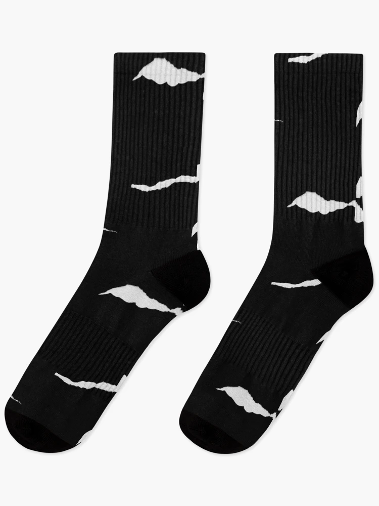 Thumbnail 1 of 5, Socks, White Rips designed and sold by Enid Guinn.