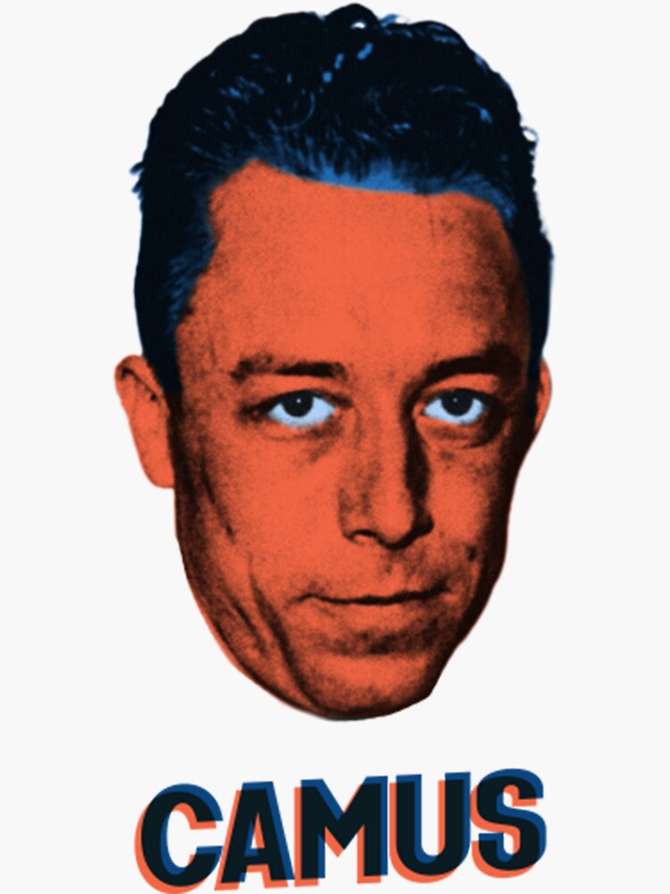 "Albert Camus" Sticker by anthonyholme Redbubble