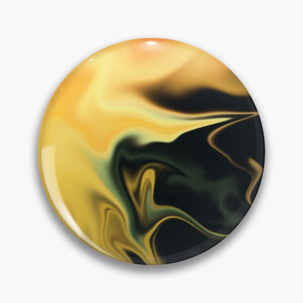 Item preview, Black and yellow abstract marble designed and sold by FleurDeTango.
