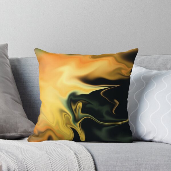Artikelvorschau, Black and yellow abstract marble entworfen und verkauft von FleurDeTango.