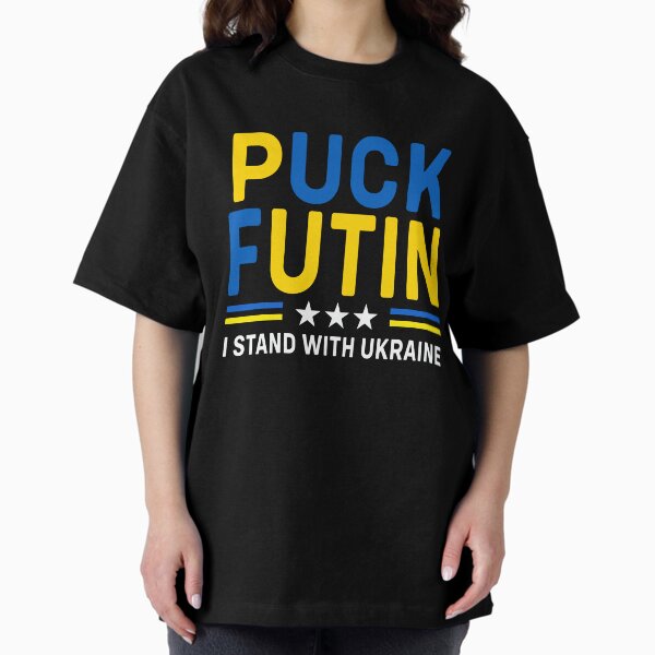 Item preview, puck futin I Stand With Ukraine Ukraine Flag  Support Ukraine T-Shirt designed and sold by lhoudasilva19.