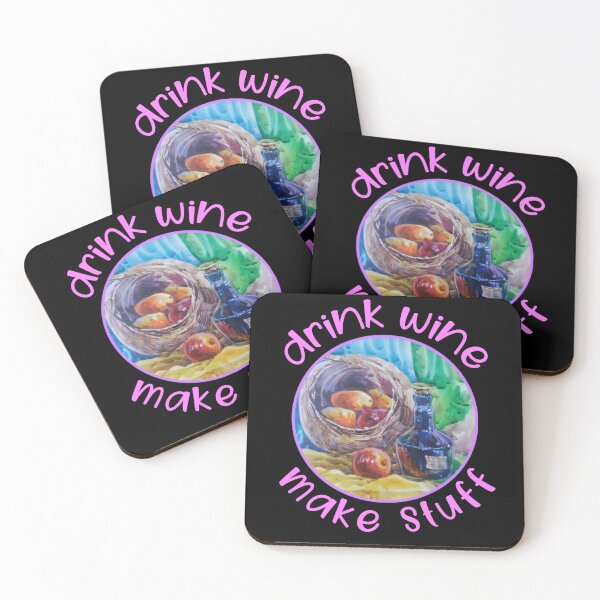 Item preview, Drink wine make stuff. designed and sold by Umiska.