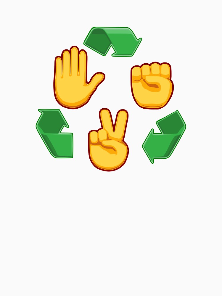 "Emoji Rock Paper Scissors" Tshirt by killerturnip Redbubble