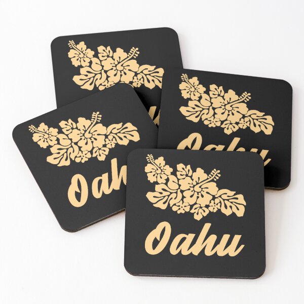 Item preview, Hawaiian hibiscus flowers design, Oahu island designed and sold by Roam66.