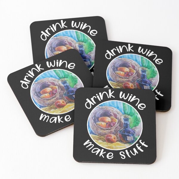 Item preview, Drink wine make stuff. designed and sold by Umiska.