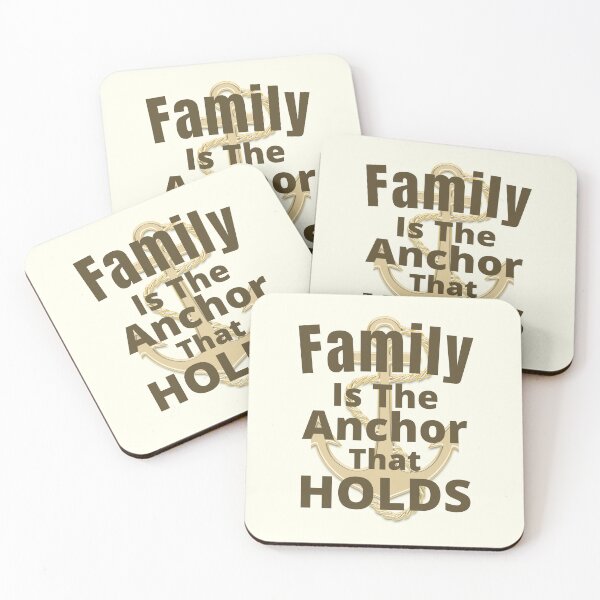 Item preview, Family Is The Anchor That Holds - Motivational Family Life Quote | Family Anchor Quote designed and sold by Delandor.